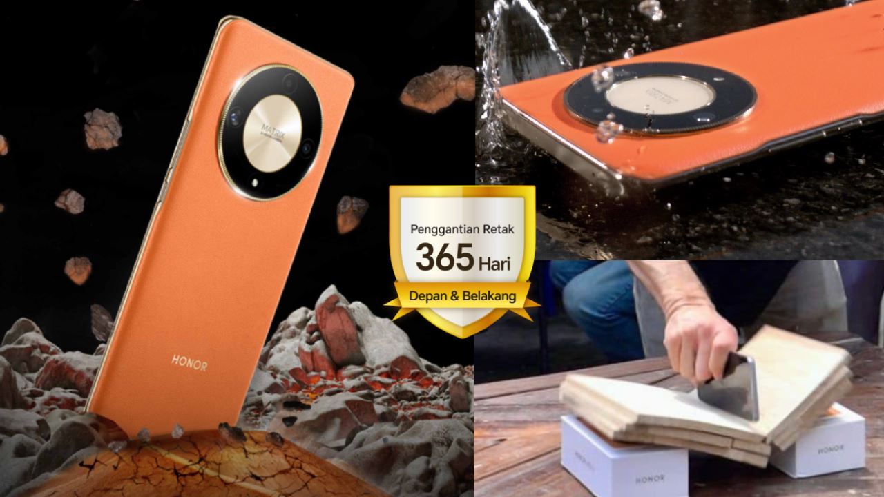 honor x9b telefon tahan lasak