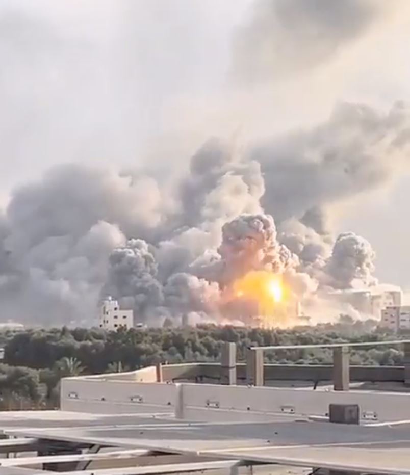 universiti al-azhar turut jadi sasaran bom rejim zionis [video]