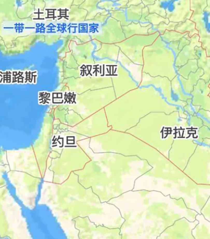 china telah hapuskan nama israel dalam peta digital mereka?