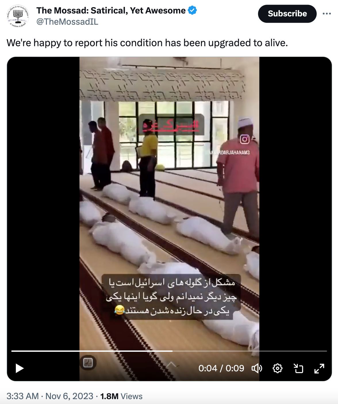 kantoi! israel guna video pengurusan jenazah di malaysia untuk propaganda jahat