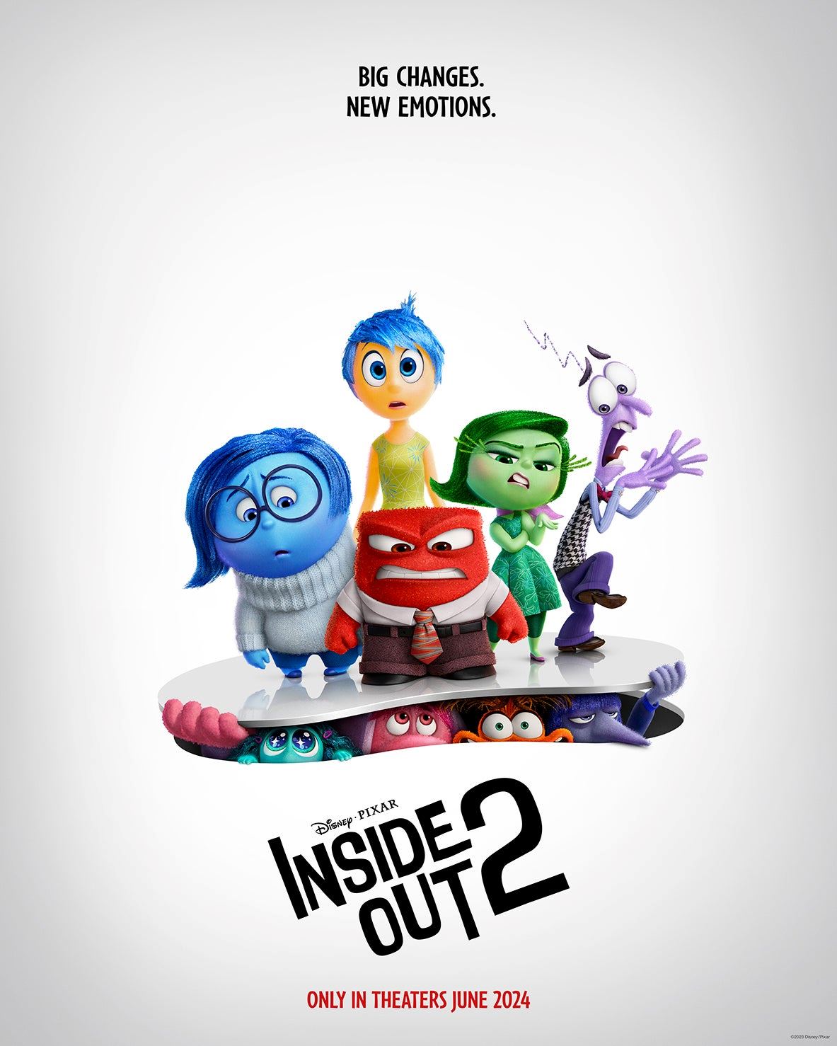 【inside out 2】公开最新预告！2024年掀起「脑内革命」！
