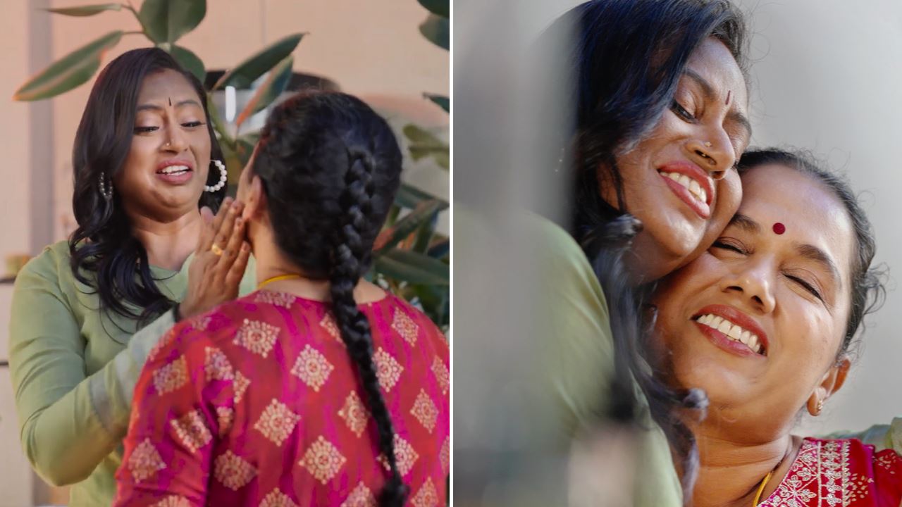 Reunion between Revathy and her friend for Deepavali