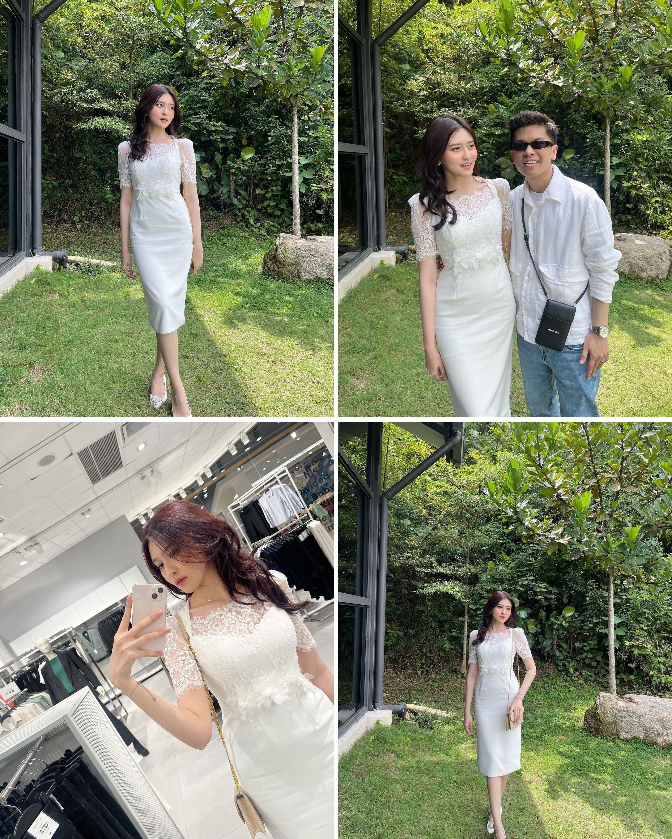 “macam artis korea!,” peminat terpegun lihat isteri haqiem rusli dengan dress pendek putih