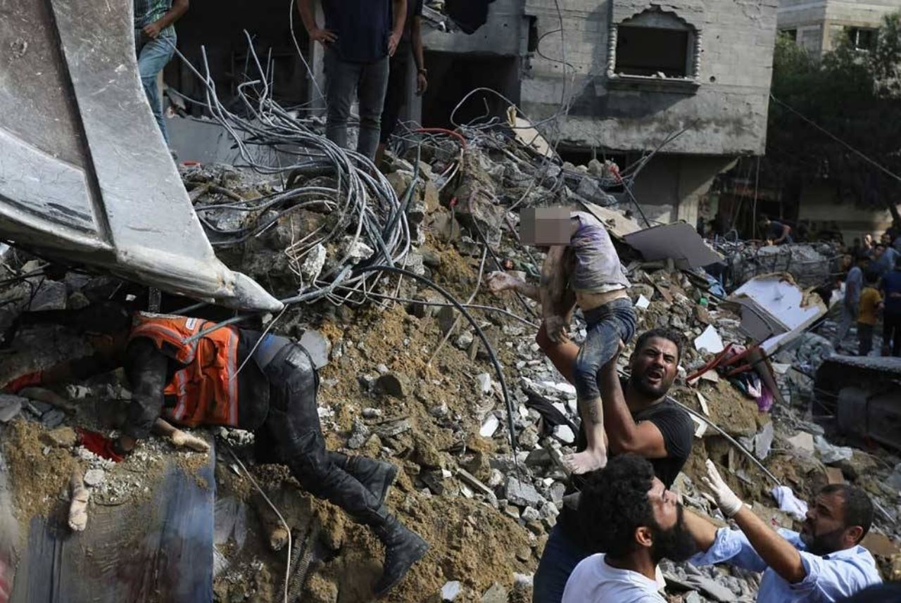 pm israel ugut pemimpin negara arab tak masuk campur urusan di gaza