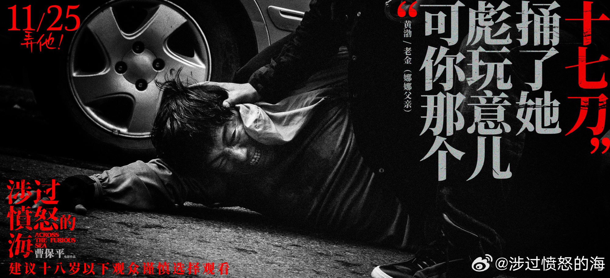 🎬电影《涉过愤怒的海》11月25日上映❗周迅和黄渤领衔主演🔥