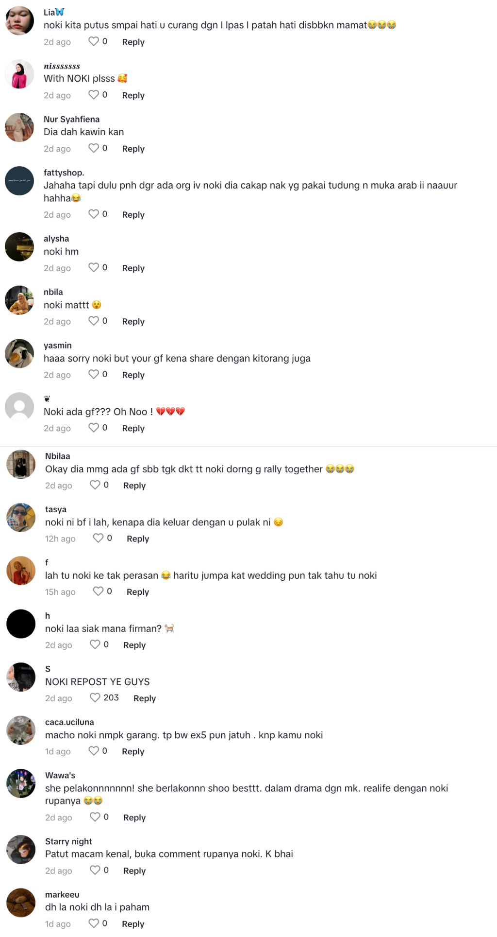 ada peminat merajuk lihat noki k-clique bersama ‘kekasih’? [video]