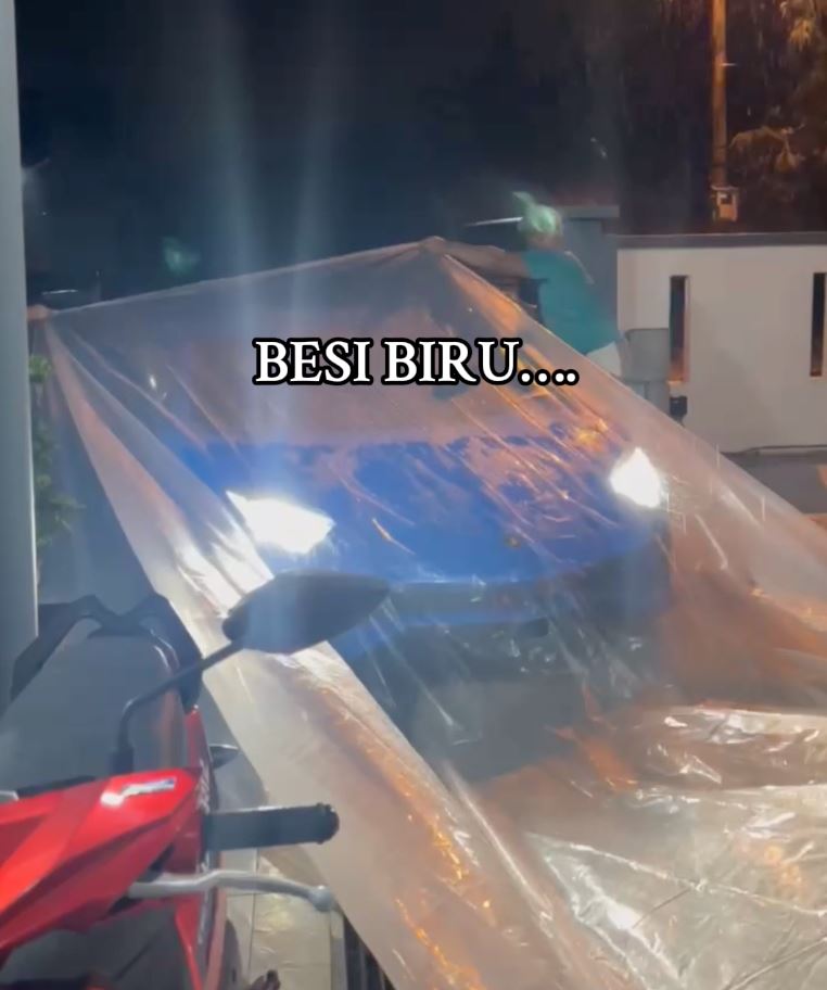 kagum lihat cara lelaki ini hadapi musim tengkujuh, “lambo ikat tepi satu!”