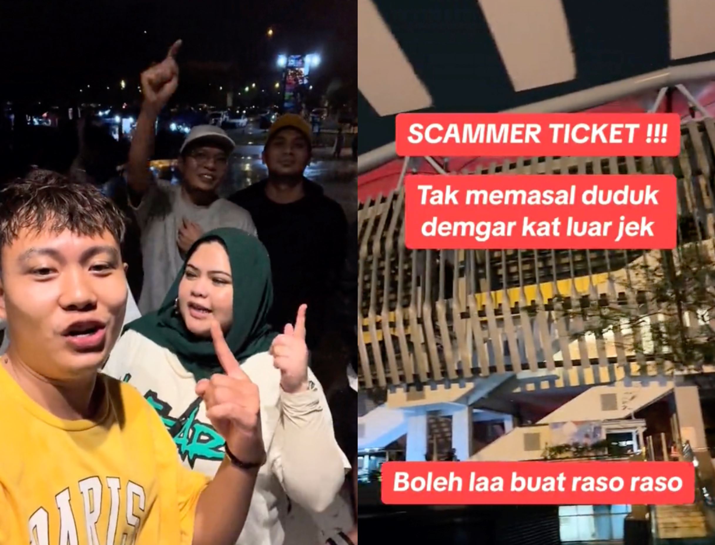 disheartening! coldplay fans denied entry despite hours in queue, losing rm70k to ticket scam