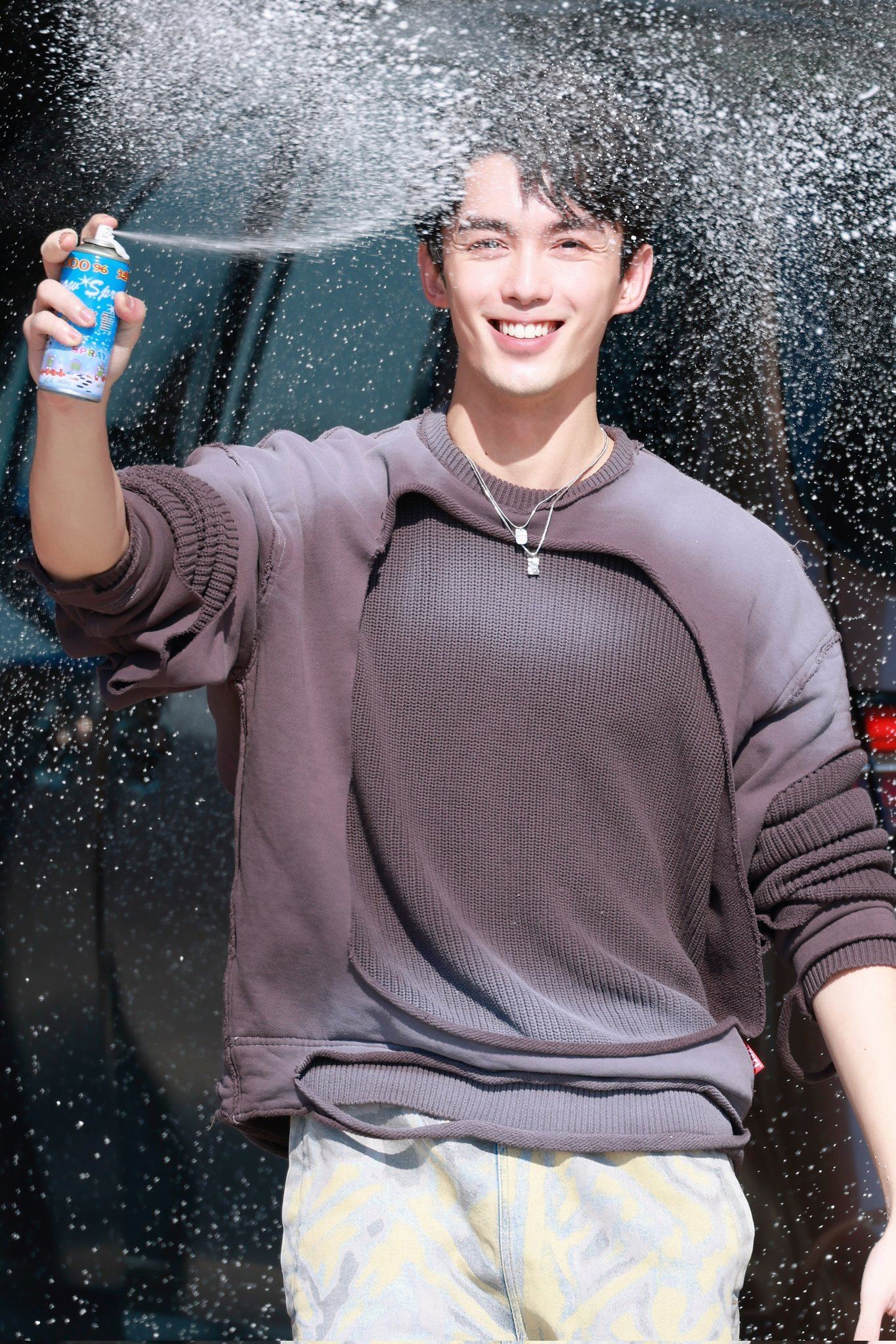 吴磊自制雪景超浪漫❄️浪漫后不忘回归现实被粉丝赞爆💗