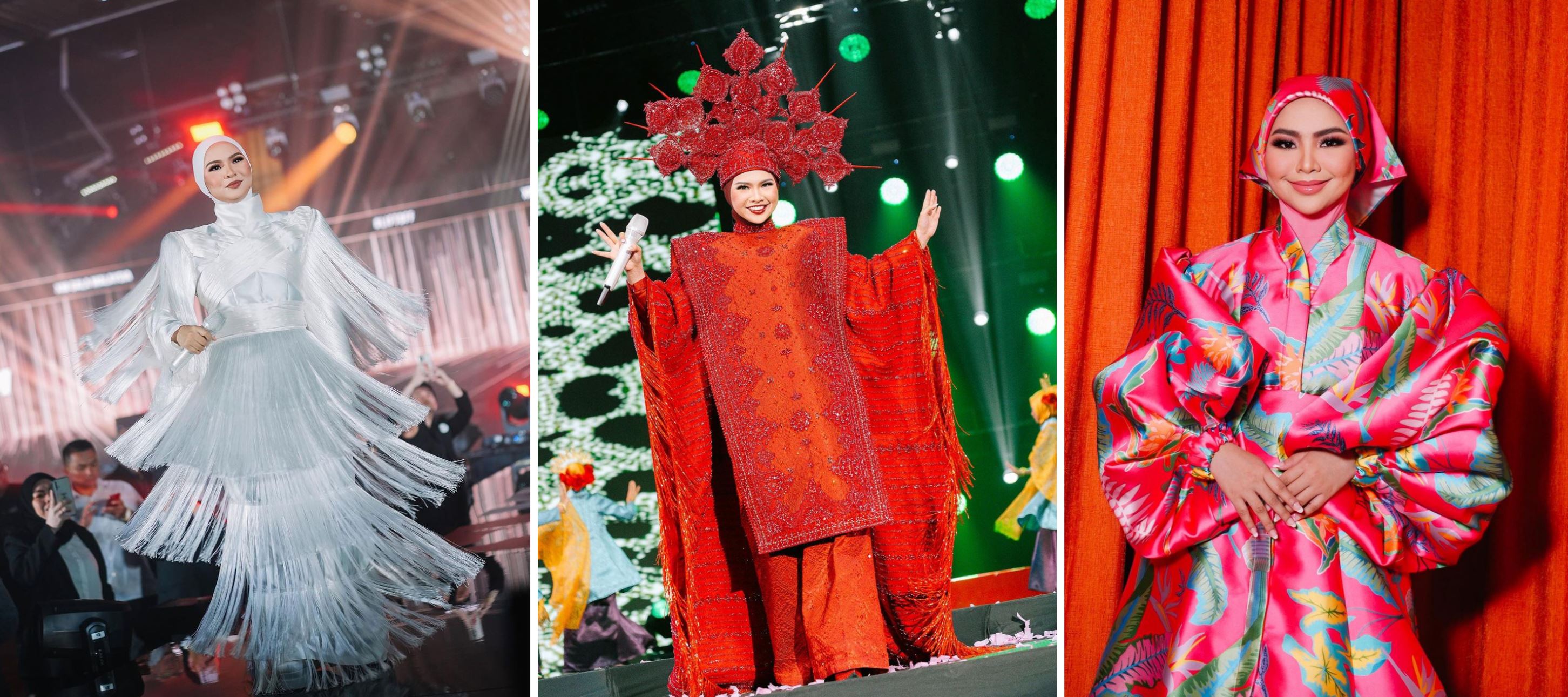 aina abdul ada niat buka galeri pamer koleksi pakaian peliknya, “semua baju tu tak pernah cuci..”