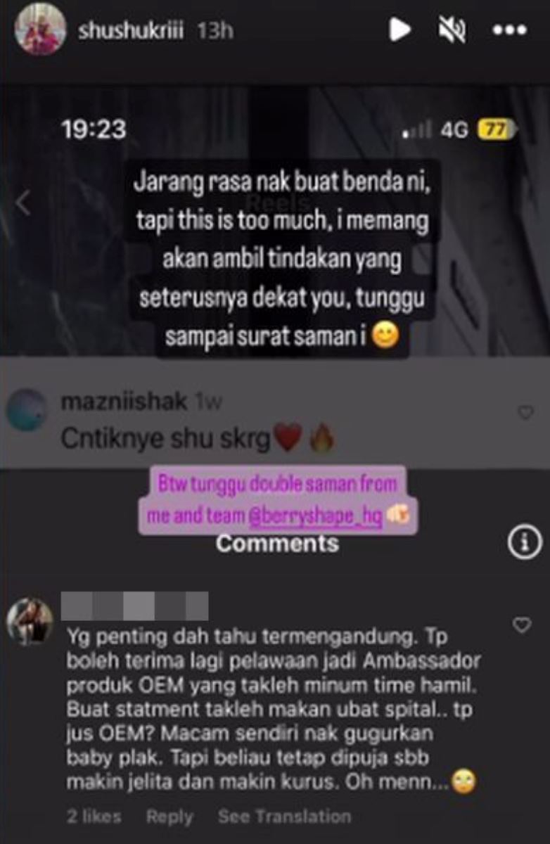 dituduh sengaja gugurkan kandungan, nurul shuhada nekad saman pemfitnah