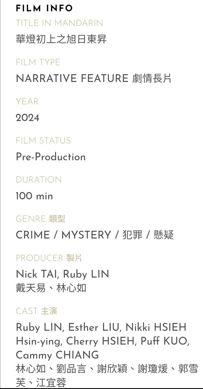 📺影集《华灯初上》预拍电影版❗剧情曝光原班人马回归🔥