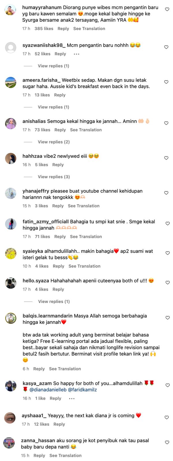 ada netizen nampak ‘baby bump’, ini respon balas diana danielle