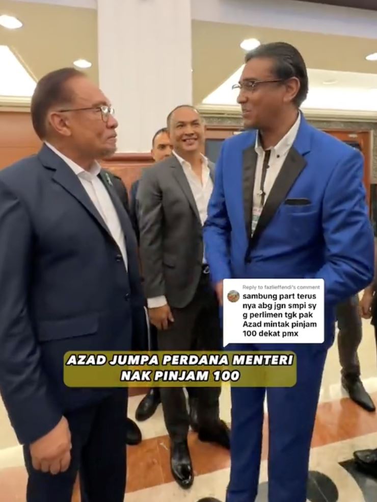 sahut cabaran ‘pinjam 100’ oleh nabil dan radin, pak azad gugup jumpa pmx