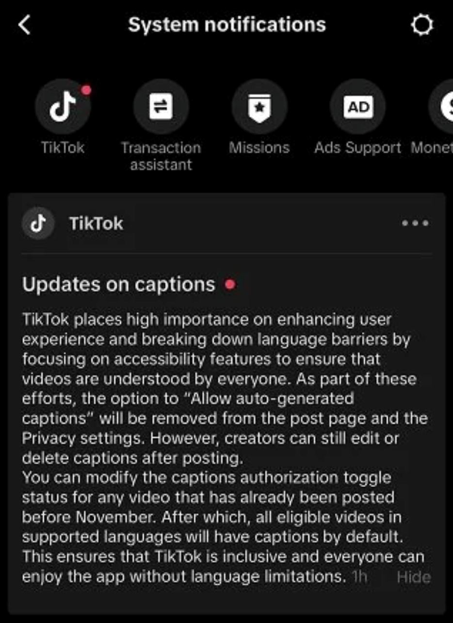 tiktok umum semua video akan ada ‘auto caption’ mulai bulan depan