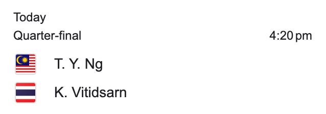 【2023年法国超级750赛】男单黄智勇独闯8强❗对战泰国选手kunlavut vitidsarn🔥