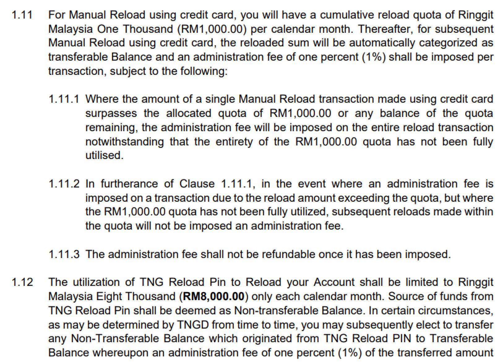11月开始落实！信用卡充值tng ewallet将被征收手续费！