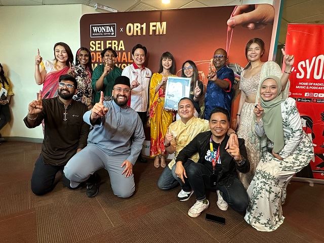 OR1 FM Bersama Wonda Kopi catat sejarah The Malaysia Book of Records