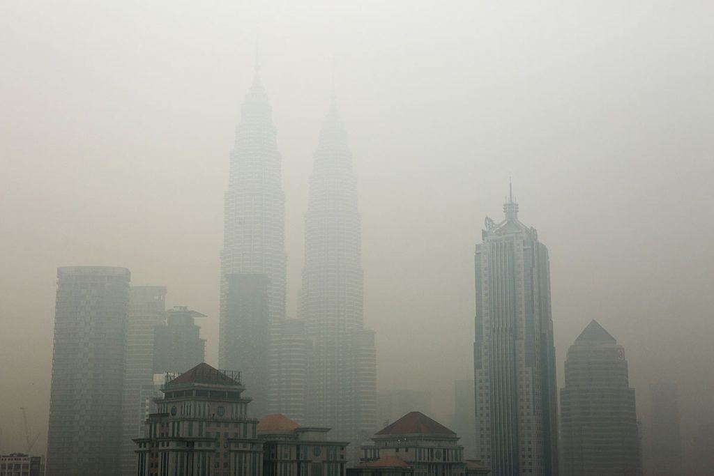 烟霾再度袭来！大马3地区空气呈不健康水平！