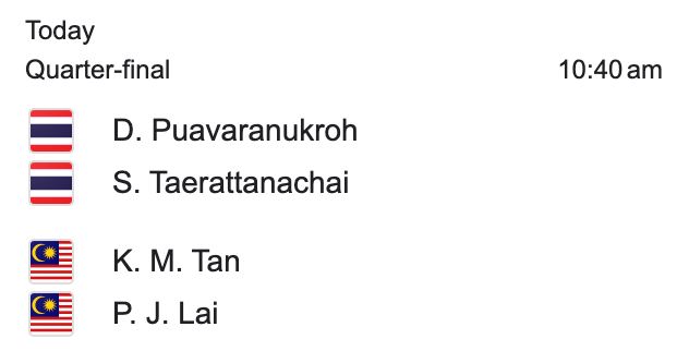 【中国羽毛球公开赛】我国4双打成功晋级8强❗️谢定峰与苏伟译将对战王耀新与张御宇🔥