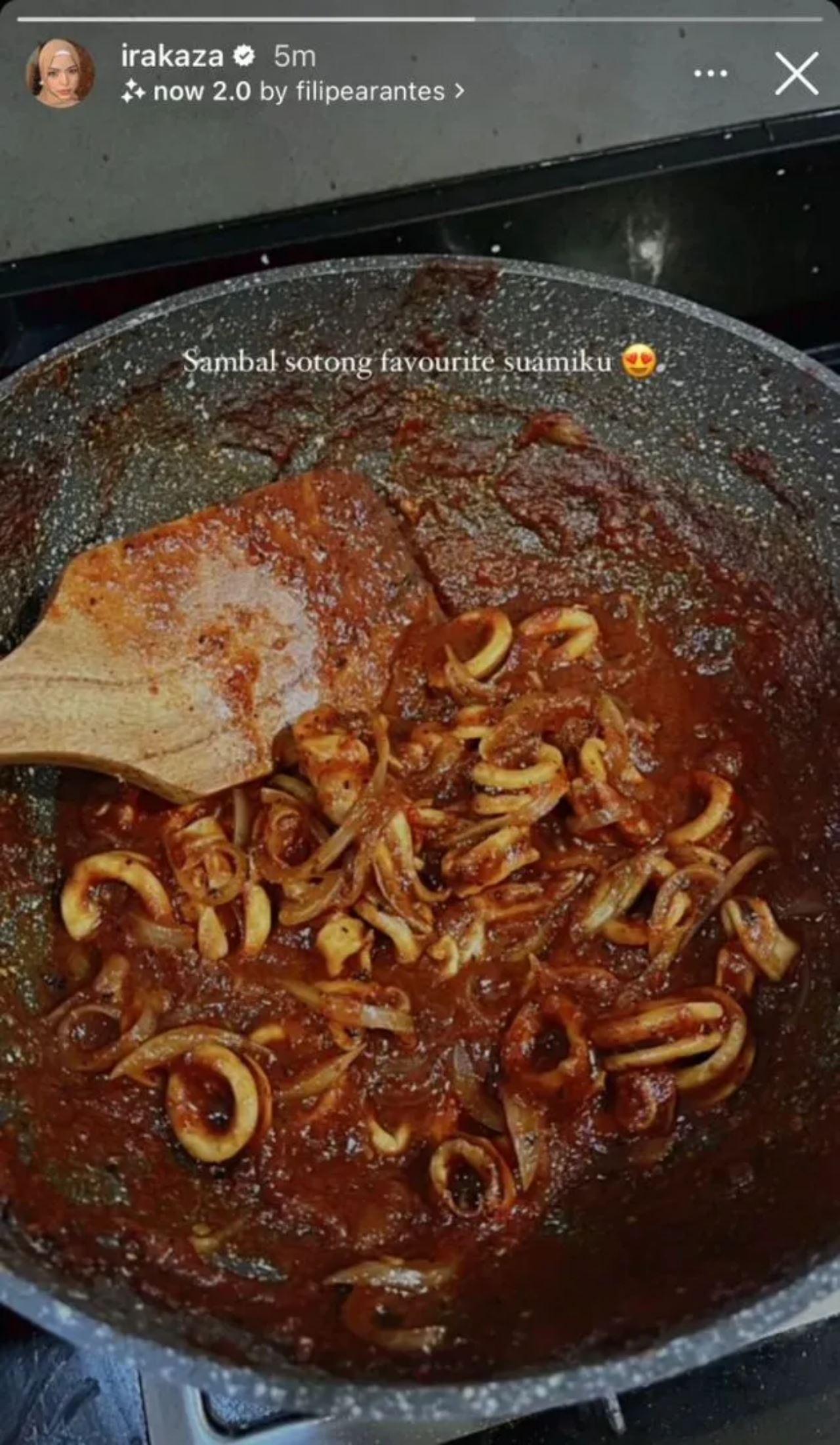 ira kazar share resipi sambal sotong favorite suami tercinta, syamsul yusof