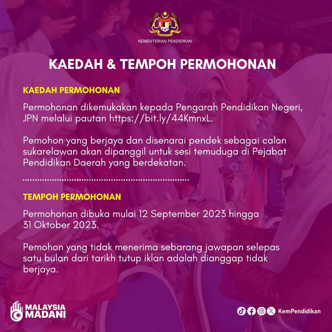 orang awam kini boleh mohon jadi pengawas peperiksaan spm 2023, ini caranya
