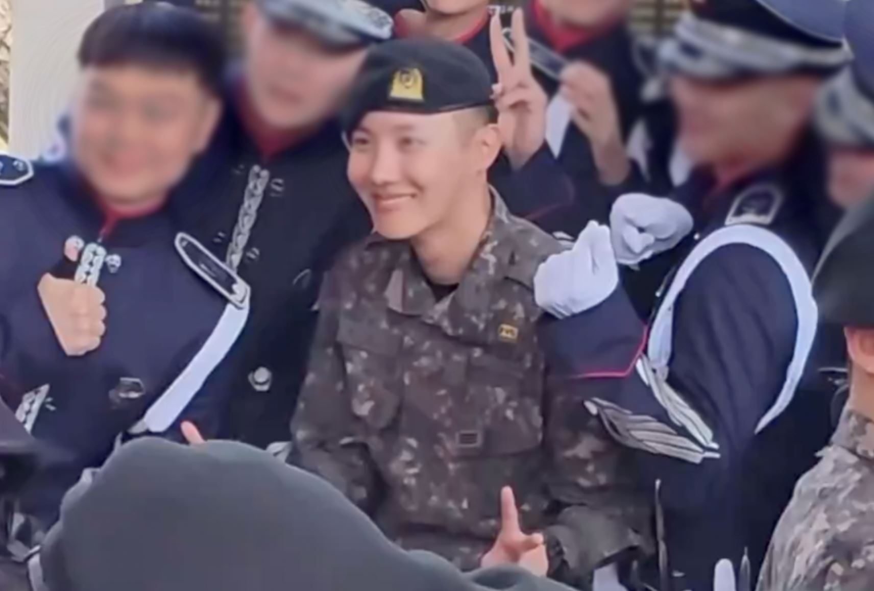 “he looks healthy!” j-hope of bts captures hearts in military ceremony photo ops
