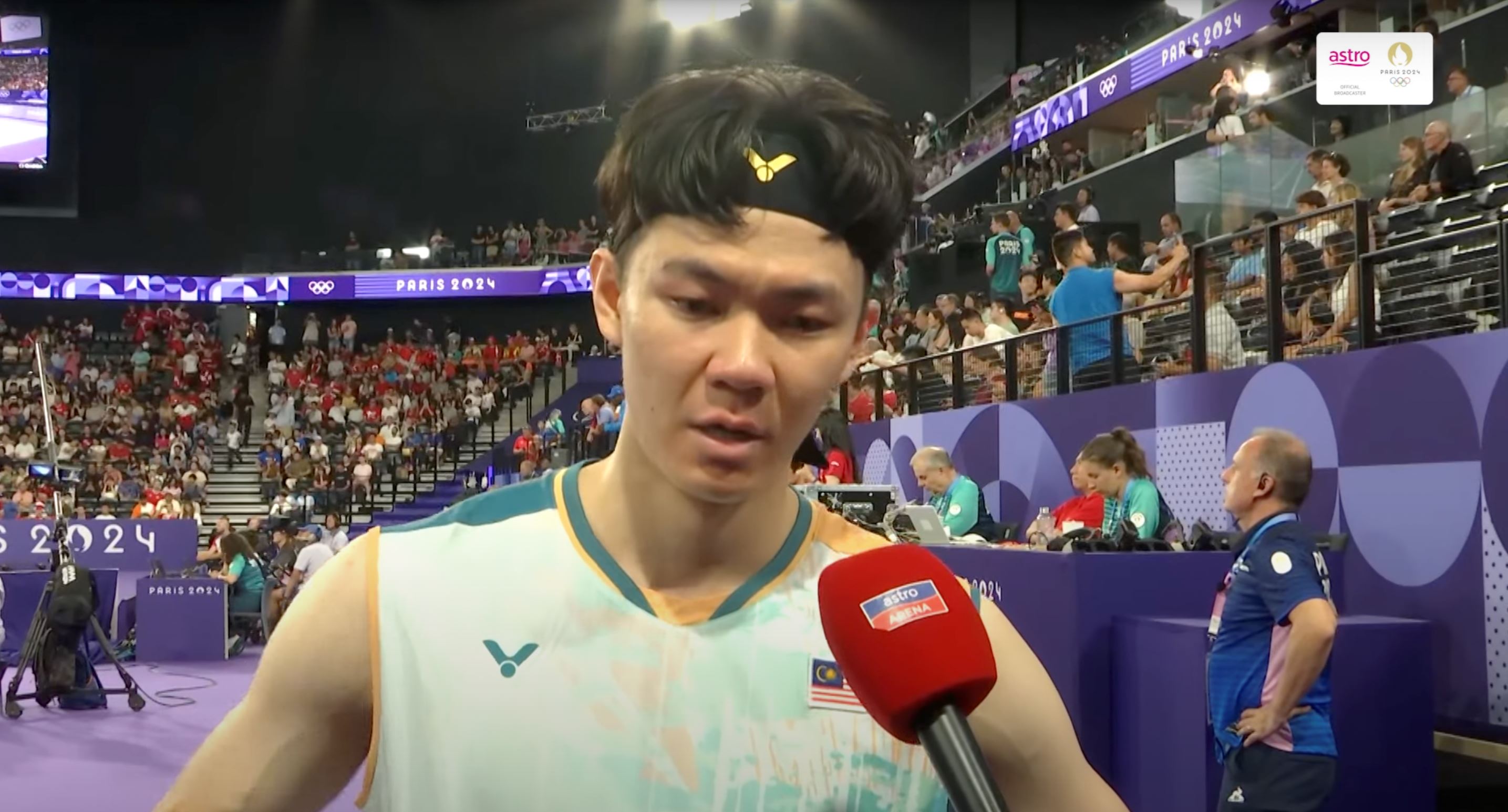 🇲🇾李梓嘉夺铜后受访落泪🥹会将以行动证明自己⚡️