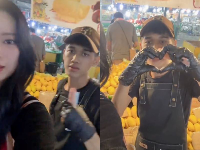 kota kinabalu’s ‘mango boy’ becomes a hit among korean tourists, speaks korean fluently! 