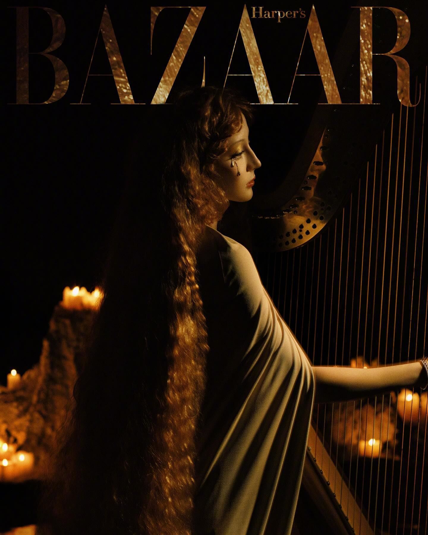 迪丽热巴希腊女神造型❗杂志20分钟卖20万本⚡️