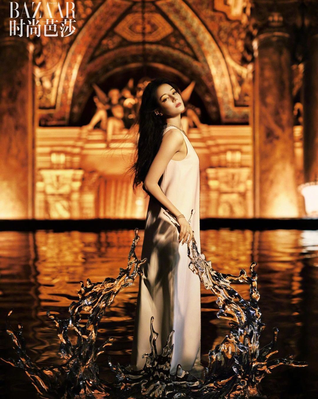 迪丽热巴希腊女神造型❗杂志20分钟卖20万本⚡️