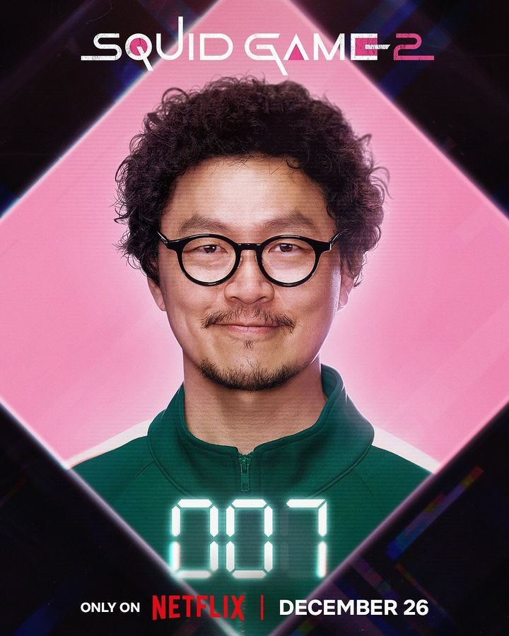 🦑《鱿鱼游戏2》角色身份公开❗有网红、海军、赌徒等⚡️