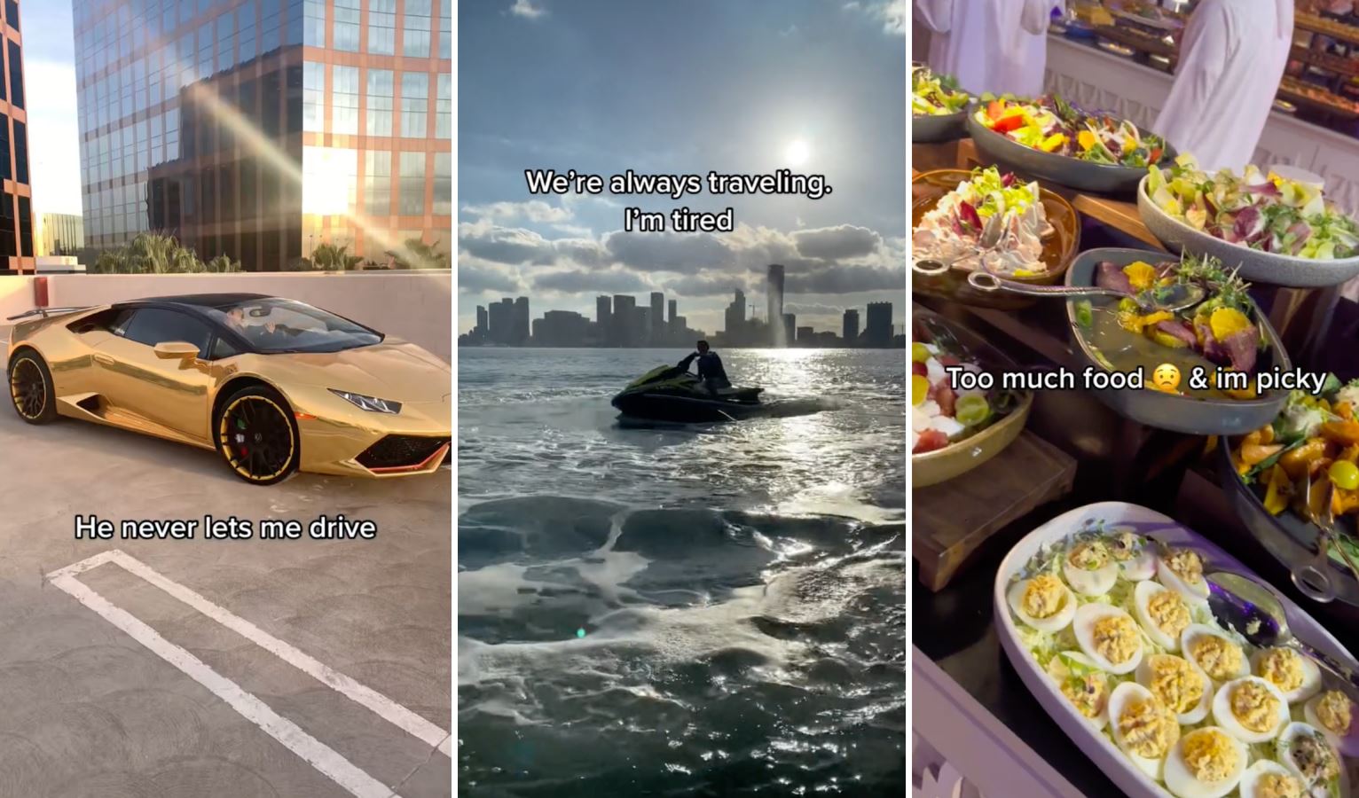 isteri merungut suami selalu bagi banyak makanan, barang mewah padanya