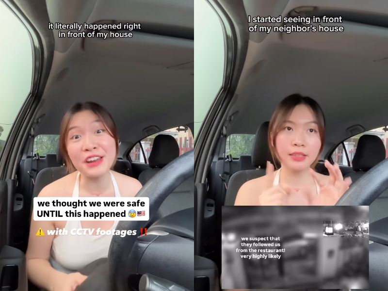 lock your car immediately! m’sian recounts harrowing incident with stranger outside her home