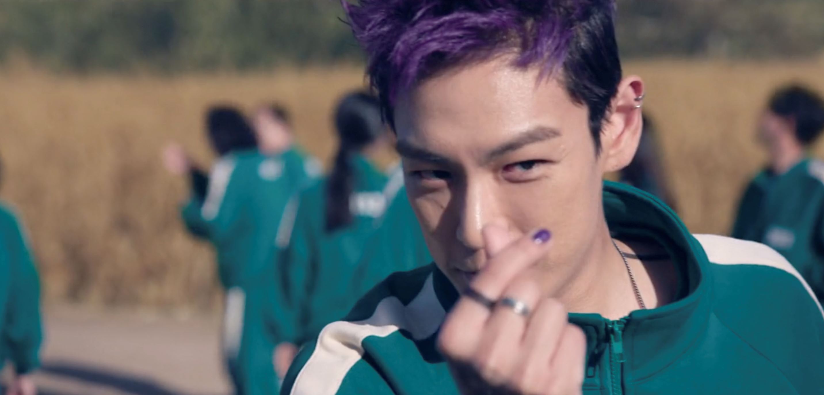 📺《鱿鱼游戏2》开播啦❗t.o.p低音炮说唱撩妹💥