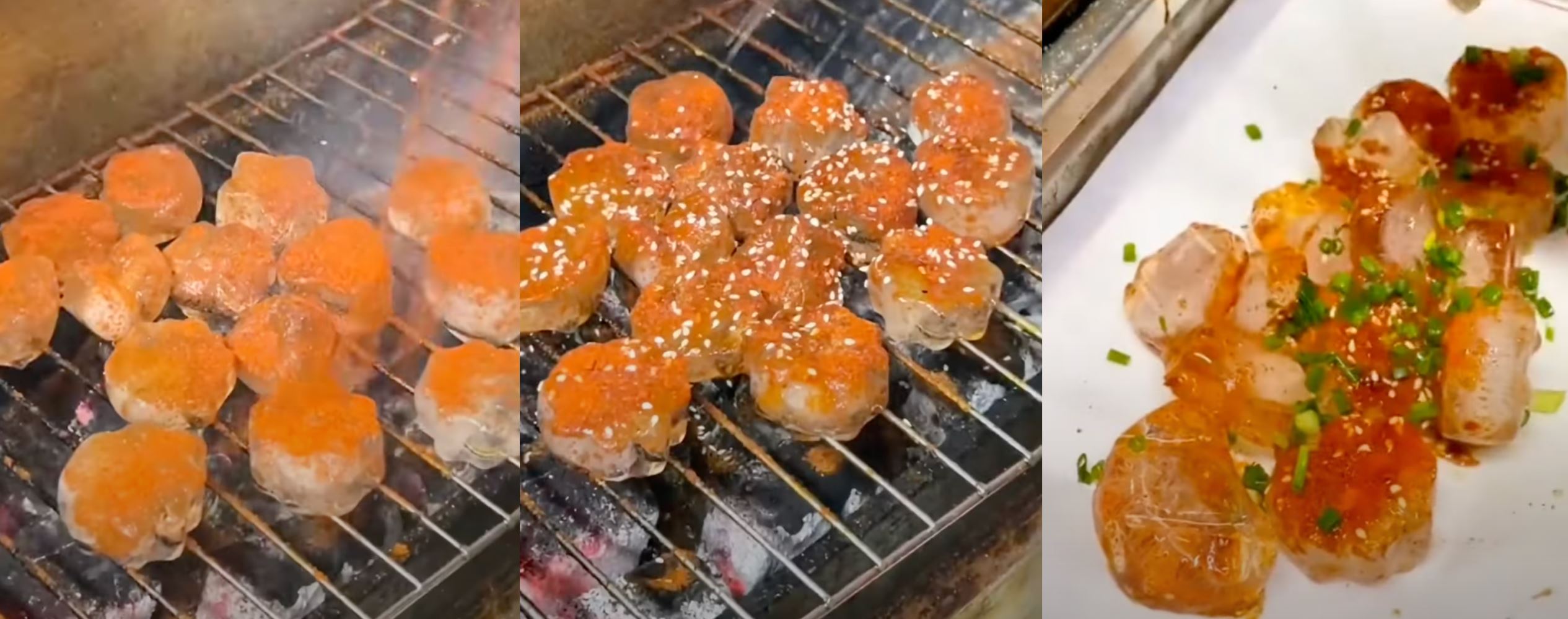 ais batu grill kini menu popular di china, ramai pelik tak cair walau dibakar
