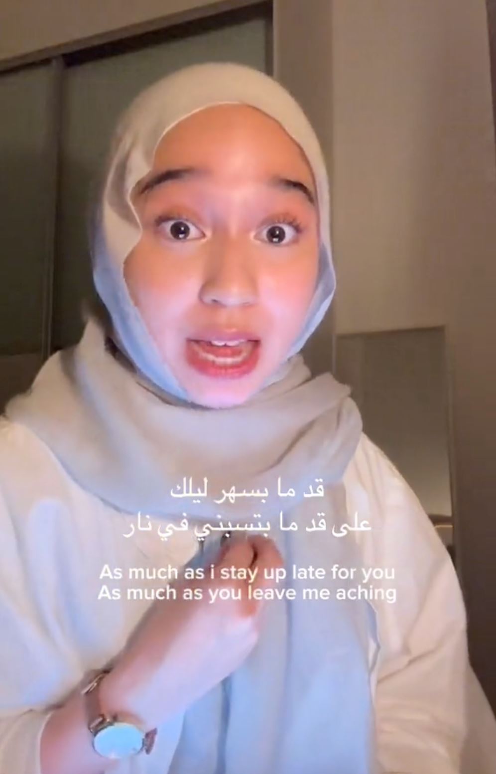 nuha bahrin ubat rindu peminat nyanyi lagu arab, sebutan dipuji jelas dan fasih [video]