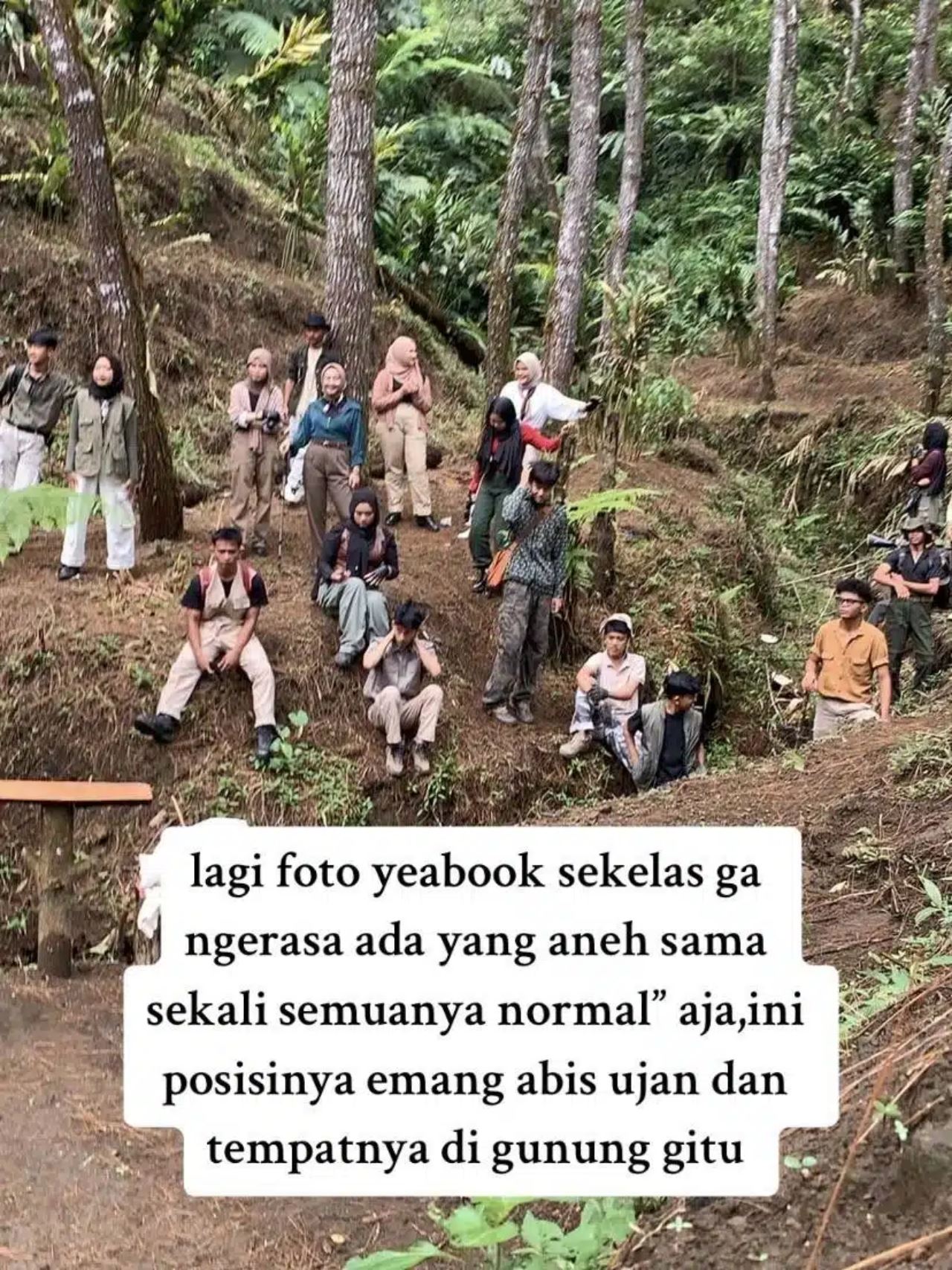 ambil gambar dalam hutan, jurugambar gelisah foto ‘terlebih’ seorang [video]