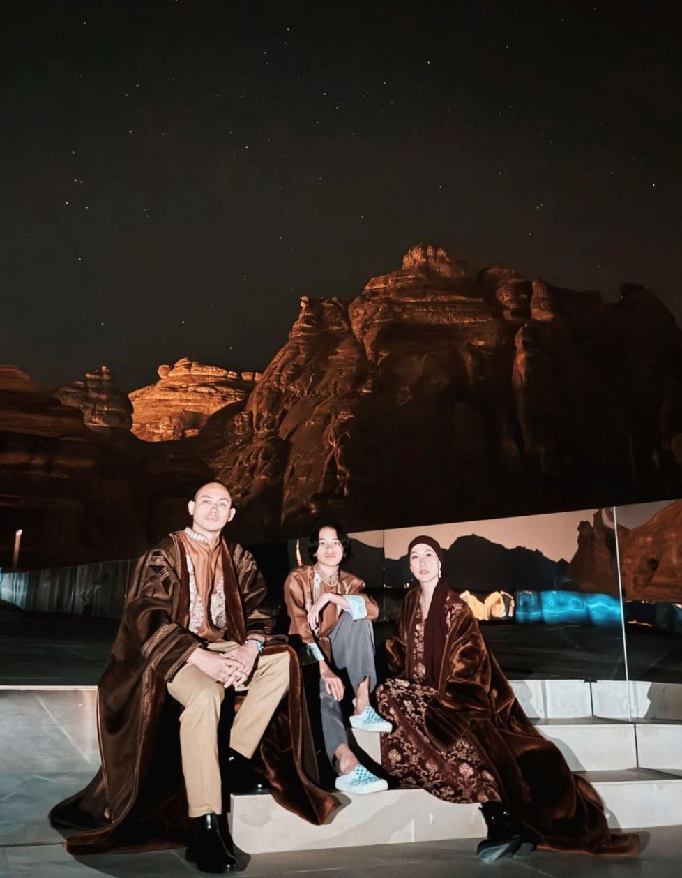 selesai buat umrah, bunga citra lestari kongsi pula momen bercuti di kota al ula