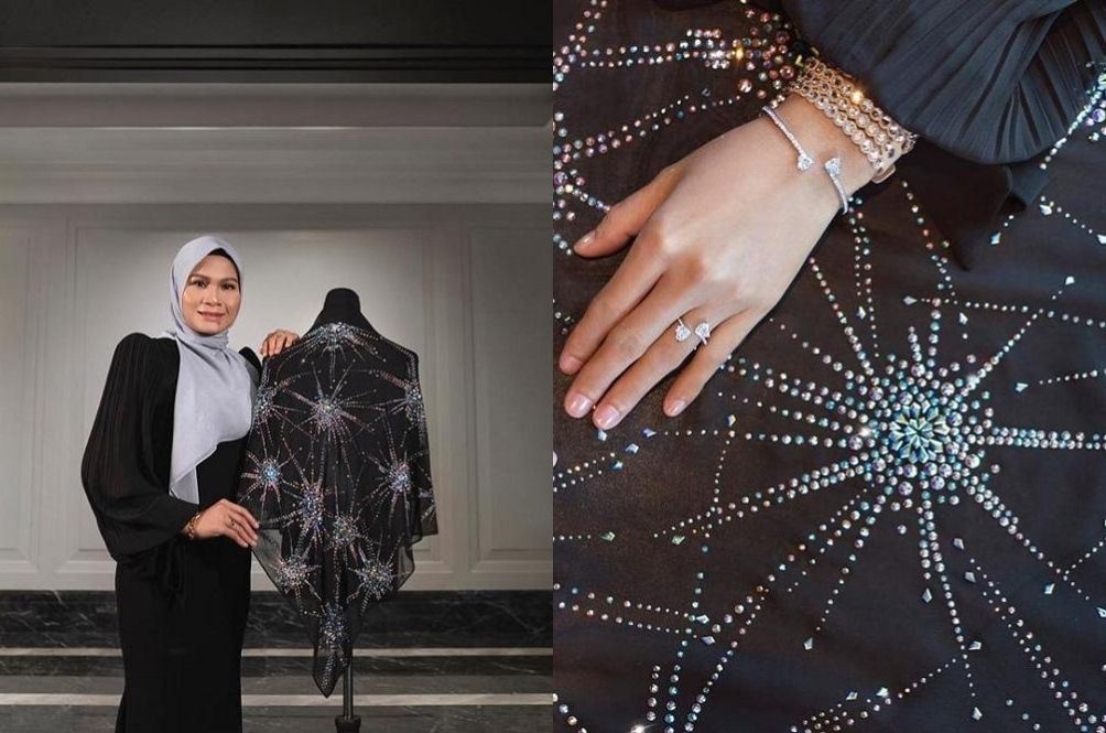 “bangga kalau kasut harga beribu letak di kaki, tapi kenapa tudung mahal dikata riyak?”