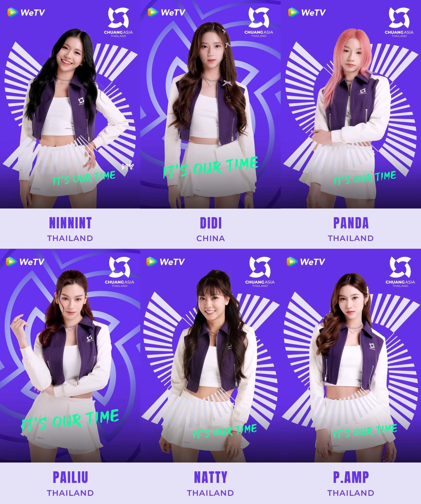 🇹🇭《创造营亚洲》学员公式照公开❗大马代表elynleong、安俐颖高甜来袭💗