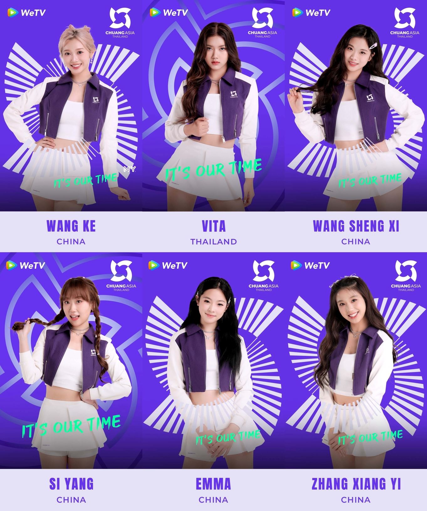 🇹🇭《创造营亚洲》学员公式照公开❗大马代表elynleong、安俐颖高甜来袭💗