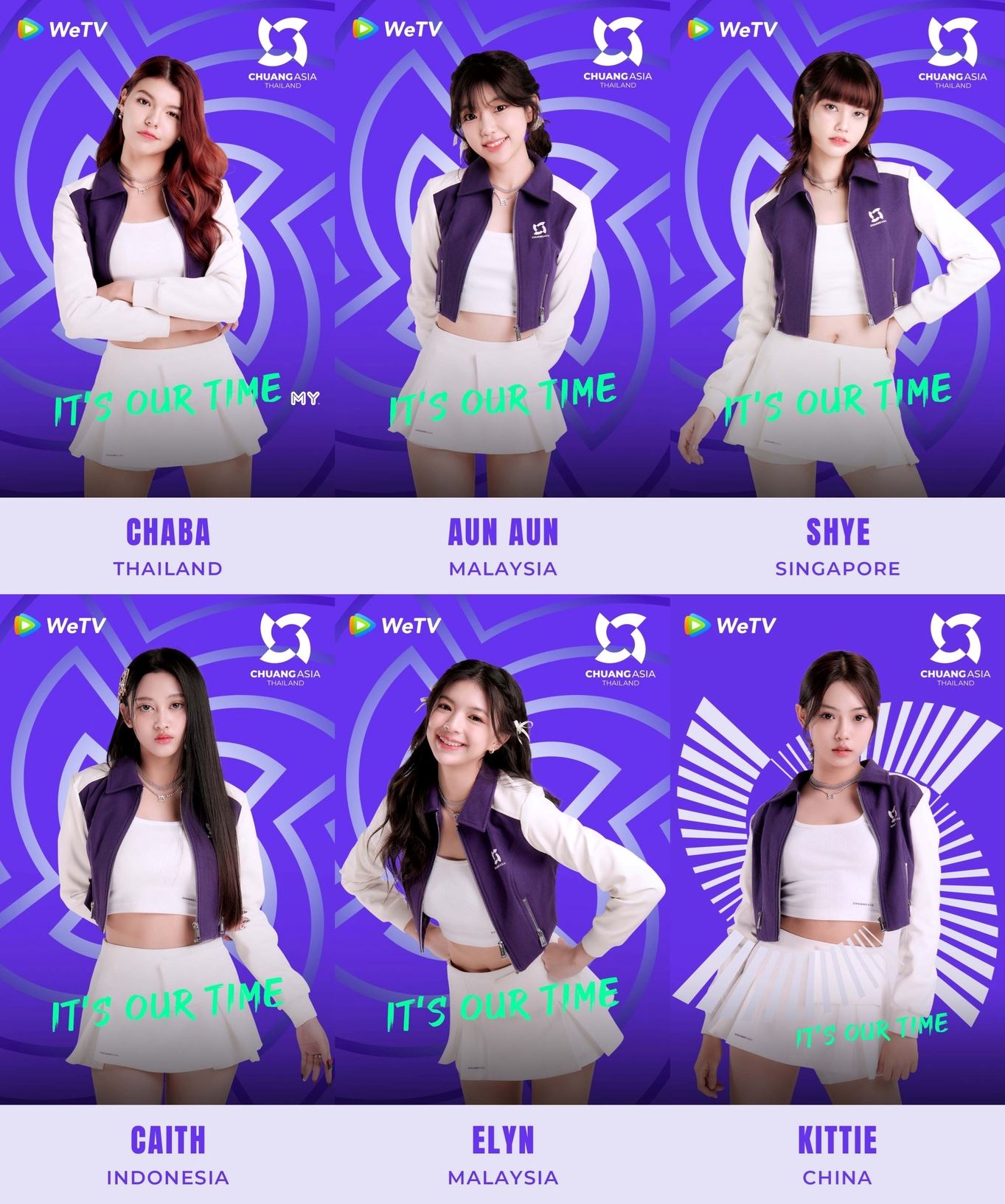 🇹🇭《创造营亚洲》学员公式照公开❗大马代表elynleong、安俐颖高甜来袭💗