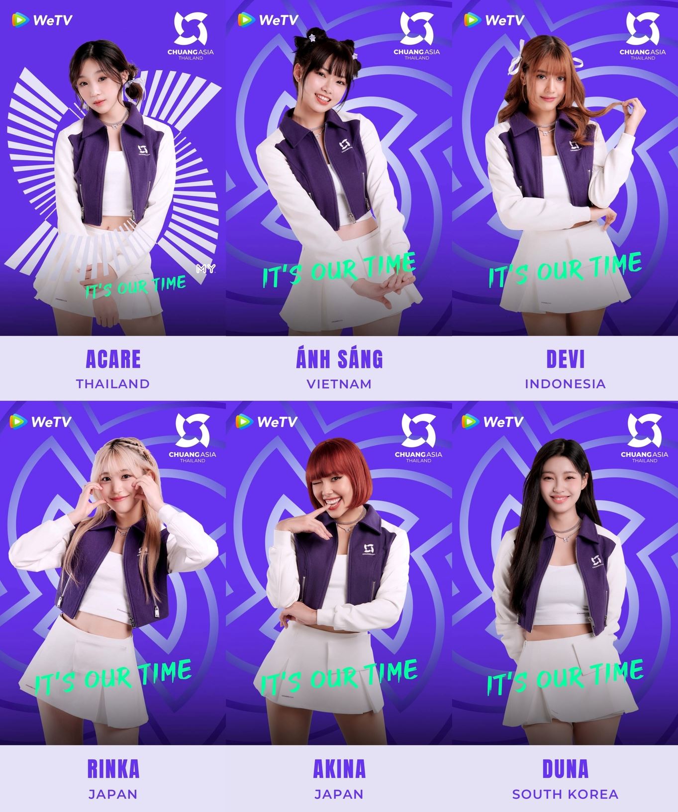 🇹🇭《创造营亚洲》学员公式照公开❗大马代表elynleong、安俐颖高甜来袭💗