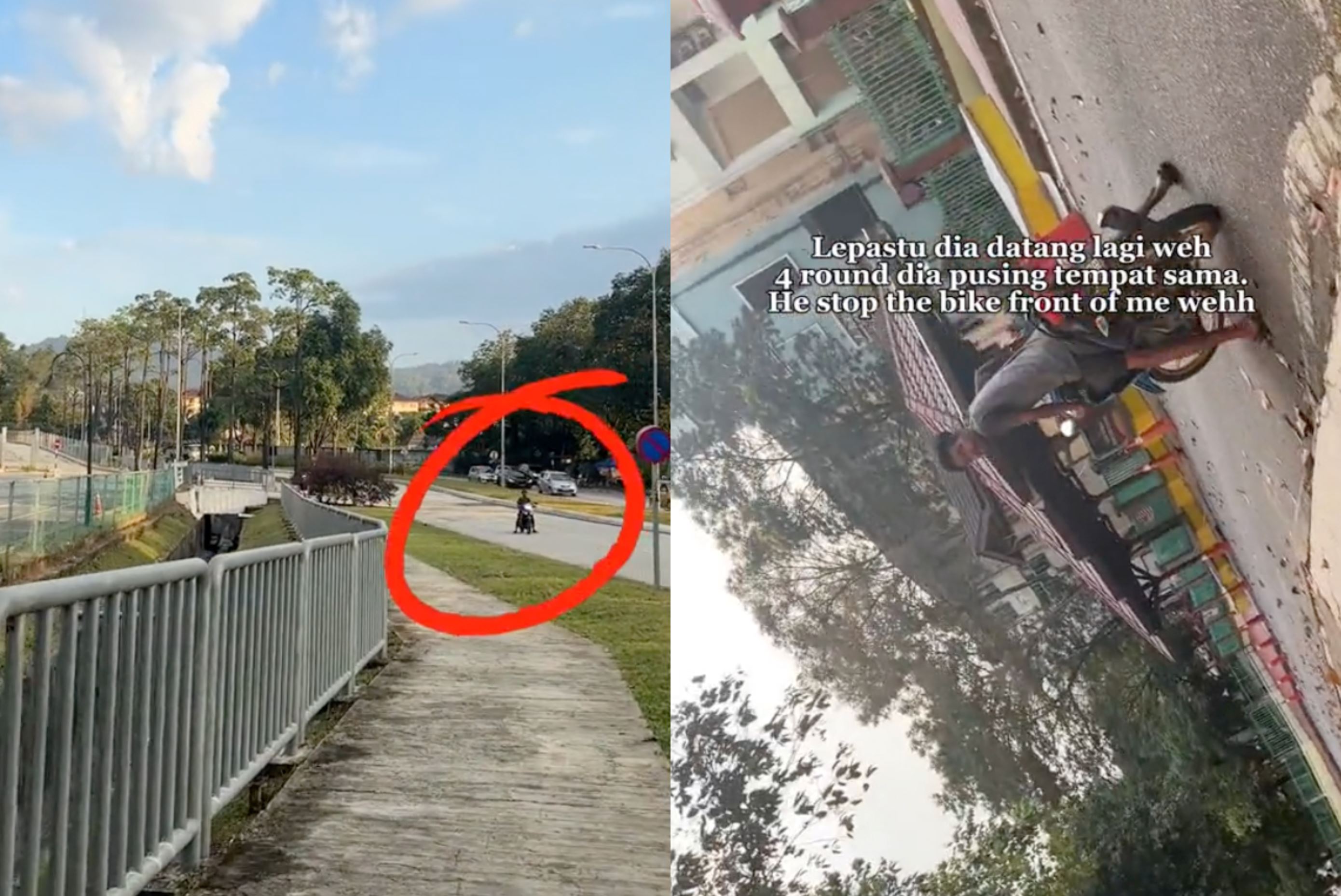 m’sian woman gets stalked & harassed by a man while jogging in damansara!