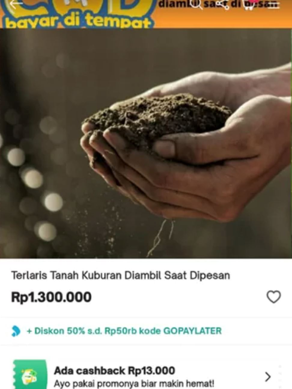 tanah kubur masih ‘fresh’ dijual online cecah harga rm390, ramai dah beli!
