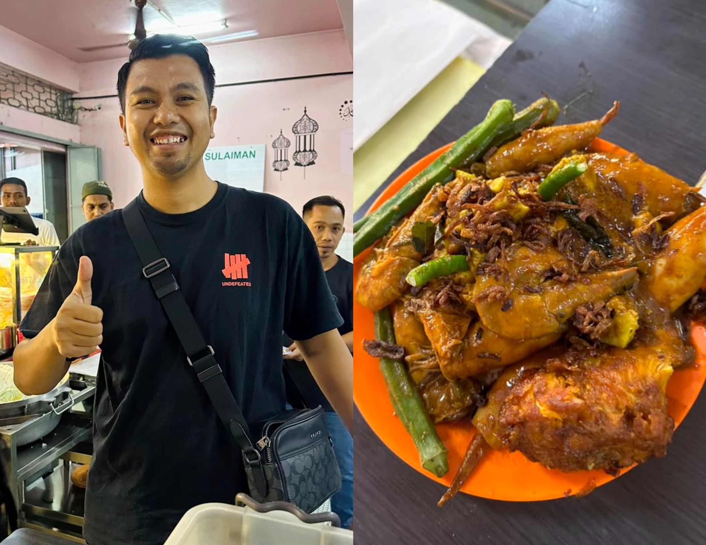 kelantan man travelled to penang to try authentic nasi kandar, spending rm78 on a plate!