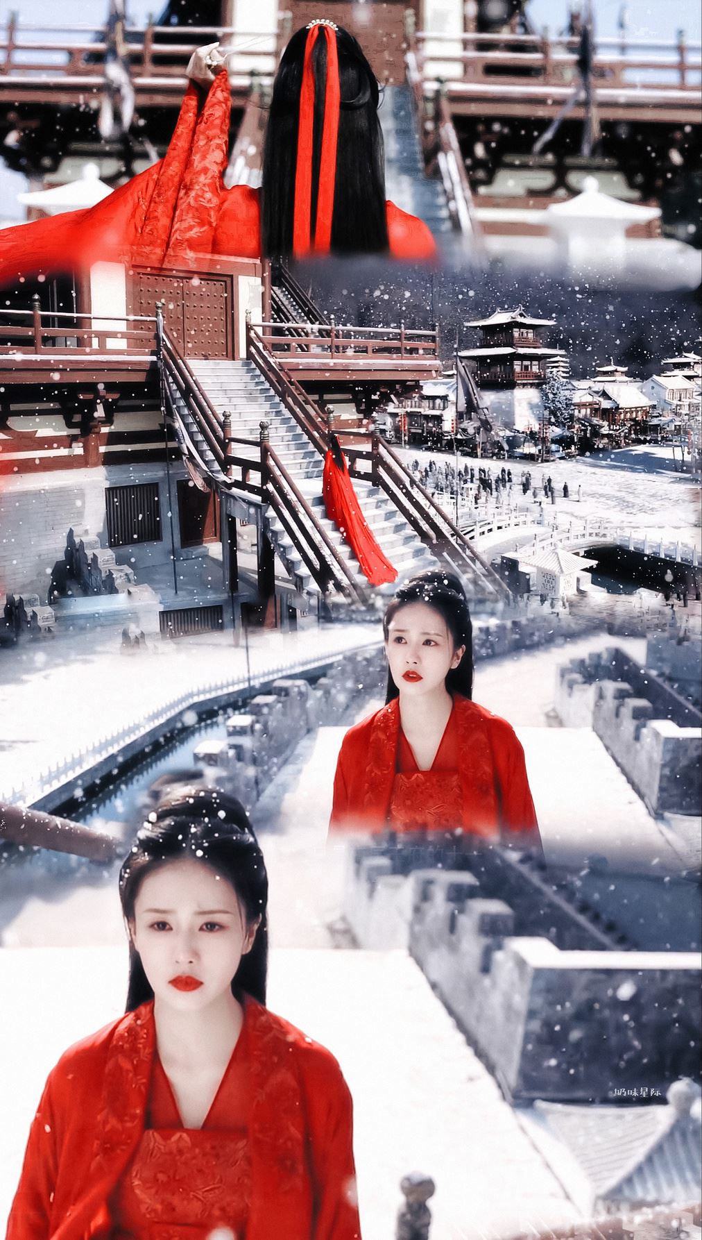 白鹿红衣造型再封神❗梦回《周生如故》崔时宜跳城楼😭