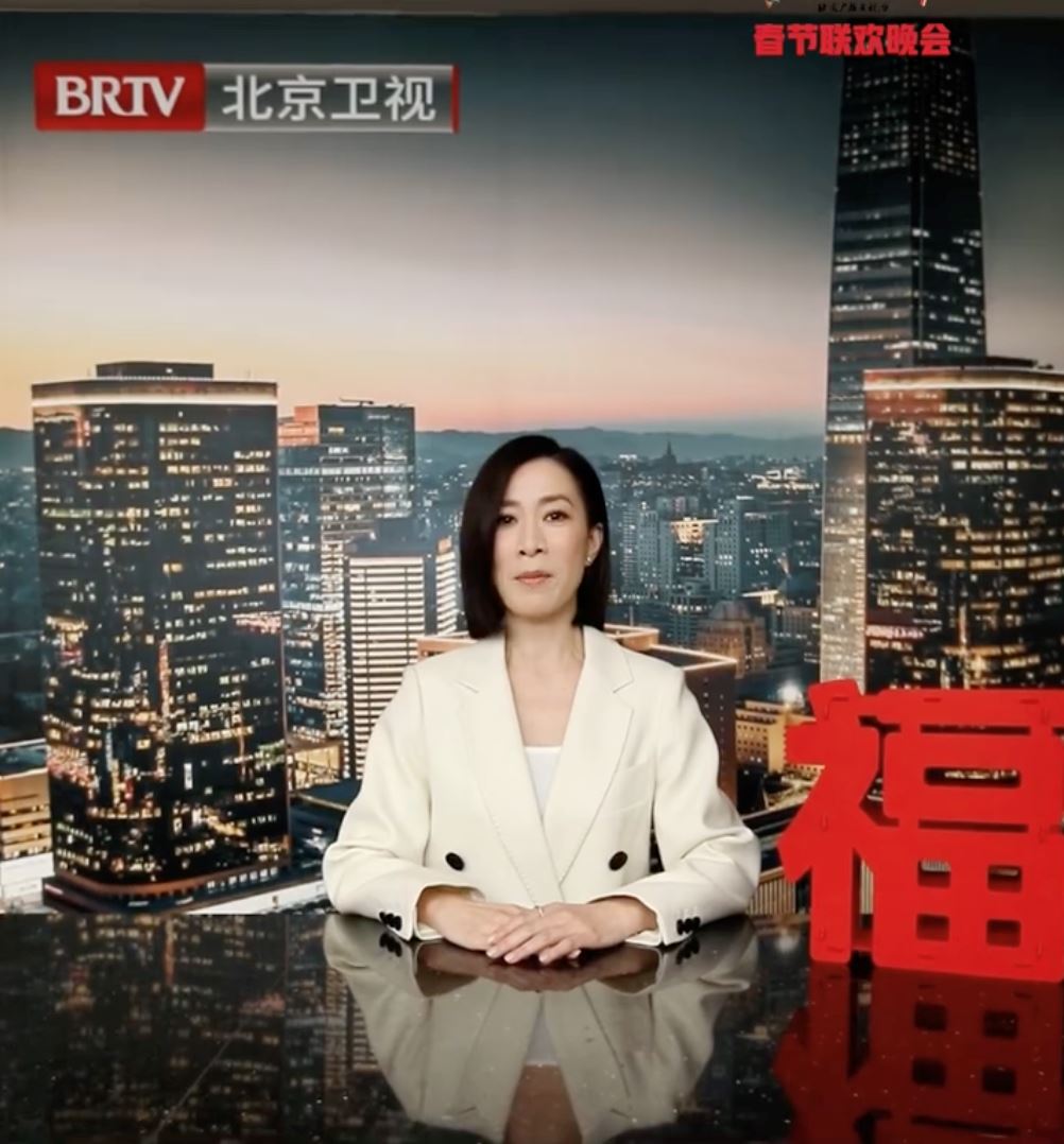 佘诗曼登北京卫视报新闻❗预告春晚和刘涛、张钧宁演唱《一路生花》🔥