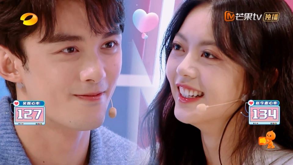 吴磊、赵今麦还原《在暴雪时分》中告白名场面❗俩人深情对视甜蜜互撩💗